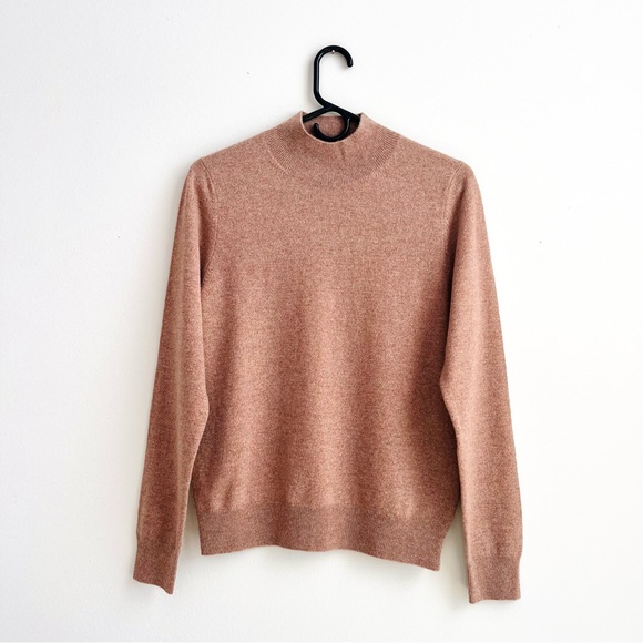 Repeat 100% Organic Cashmere Mock Neck Sweater - Size S